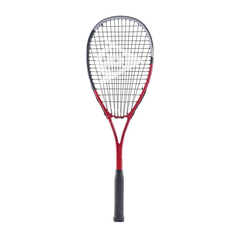 Dunlop Squashschläger Tristorm Tour 180g/ausgewogen 2025 rot/grau - besaitet -