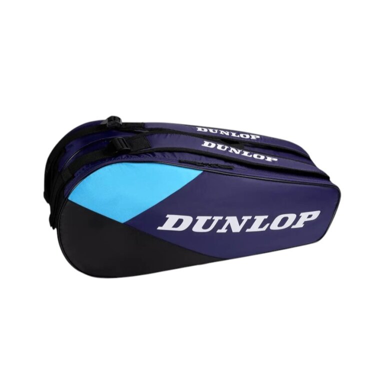 Dunlop Tennis-Racketbag FX Club (Schlägertasche, 2 Hauptfächer) 2026 violett/schwarz 6er