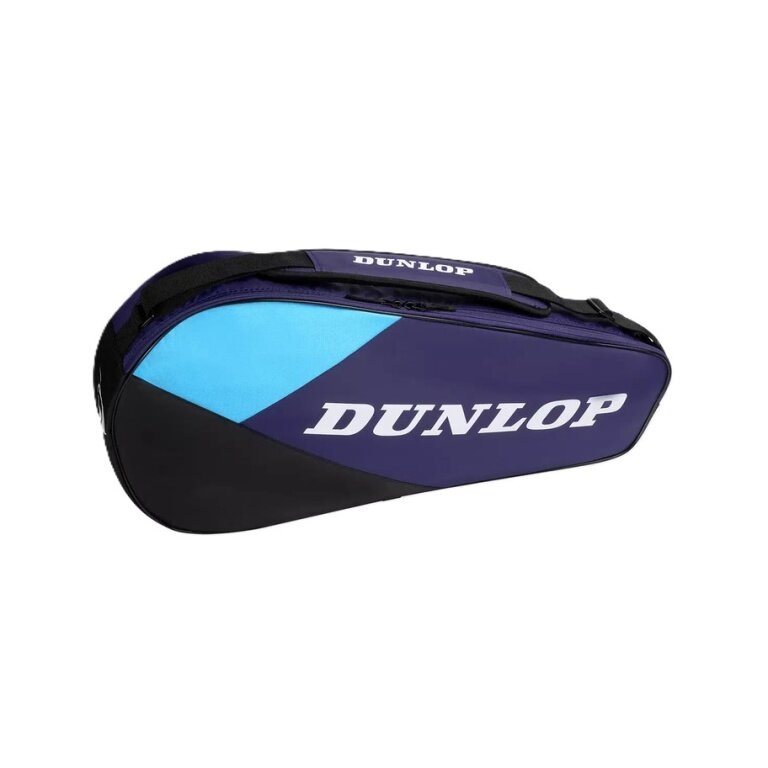Dunlop Tennis-Racketbag FX Club (Schlägertasche, 1 Hauptfächer) 2026 violett/schwarz 3er