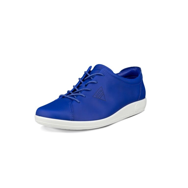 ECCO Sneaker Soft 2.0 Anniversary (ECCO Leder) blau Damen