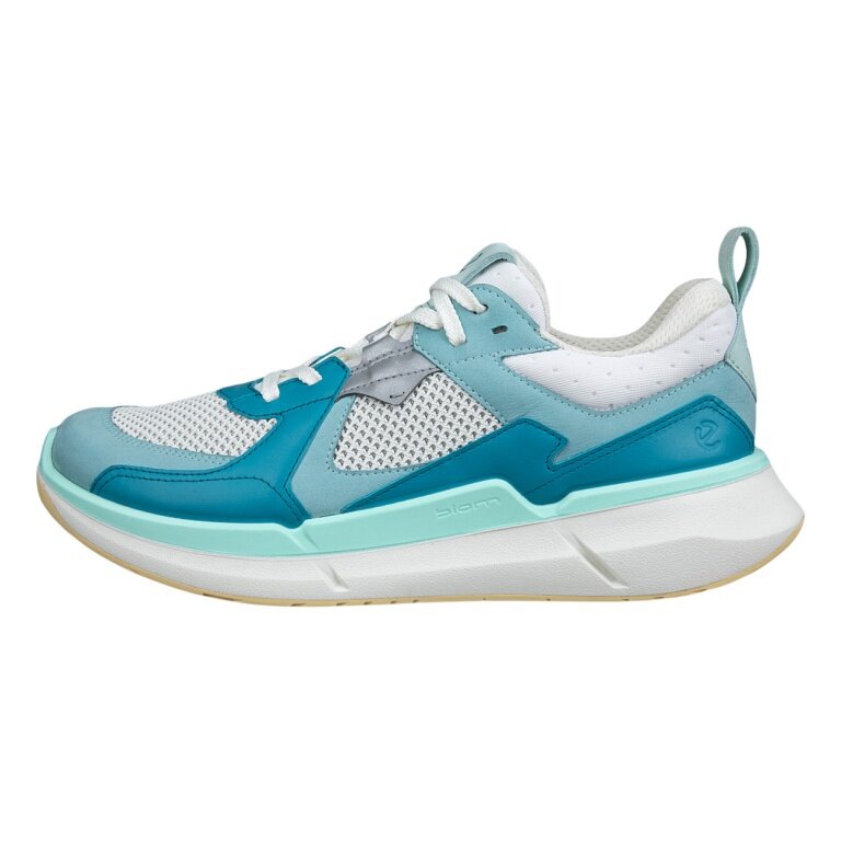 ECCO Sneaker Biom 2.2 (ECCO Leder) blau/weiss Damen