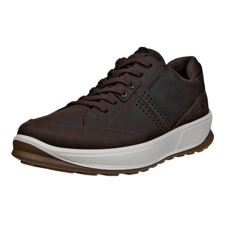 ECCO Sneaker Byway 2.0 WP (Premium-Leder, wasserdicht) coffeebraun Herren