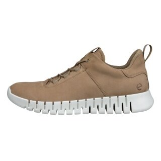ECCO Sneaker Gruuv Lea (aus Nubukleder) hellbraun Herren