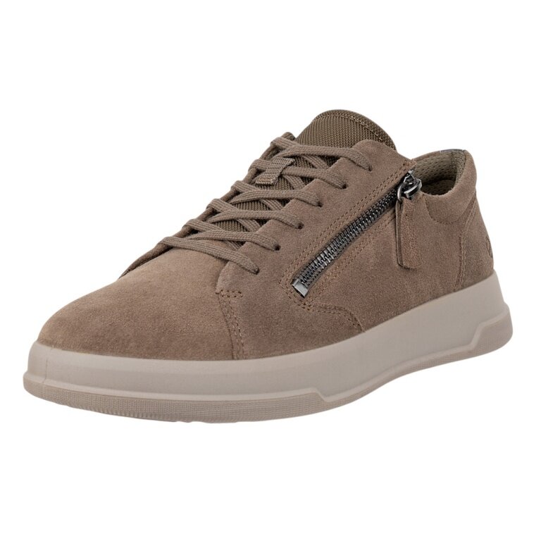 ECCO Sneaker Move Zip Lace (Premium-Leder) braun Damen