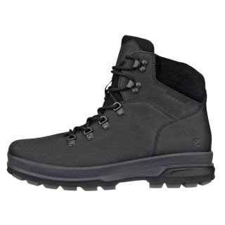 ECCO Winterschuhe Rugged Track WP Lace Boot (Premium-Leder, wasserdicht) schwarz Herren