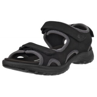 ECCO Sandale Hike 3 Strap (Leder) schwarz Damen