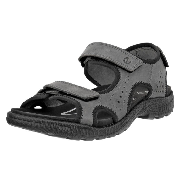 ECCO Sandale Hike 3 Strap (Leder) grau Herren