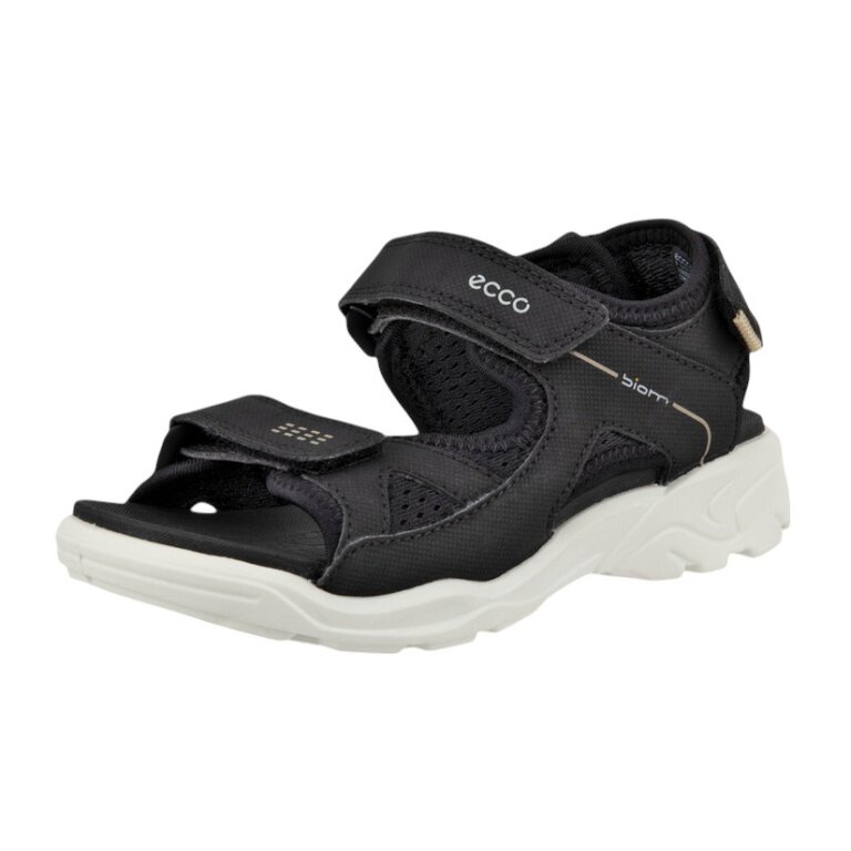 ECCO Sandale Biom Raft (Klettverschluss) schwarz Kinder