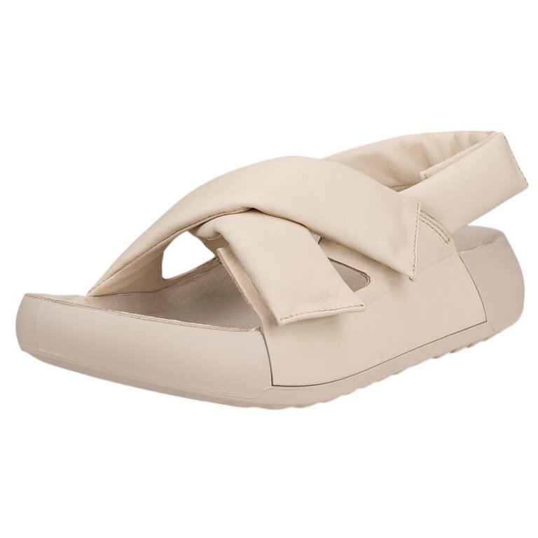 ECCO Sandale Cozmo Croos (Vollnarbenleder) beige Damen