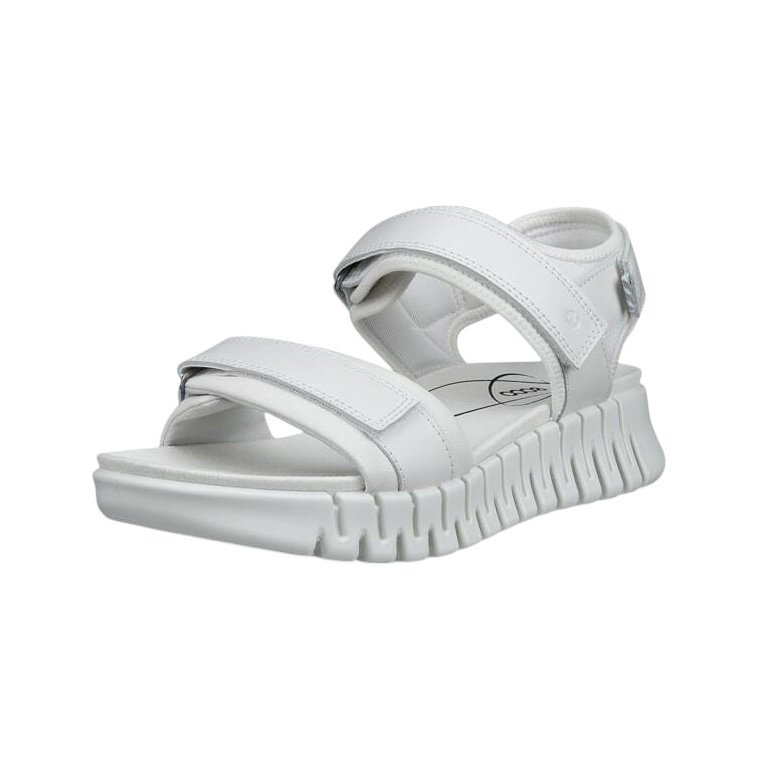 ECCO Sandale Gruuv Sol Lea (Premium-Leder) weiss Damen