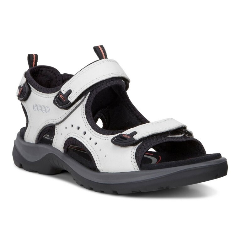 ECCO Sandale Offroad Andes II (Nubukleder) weiss Damen