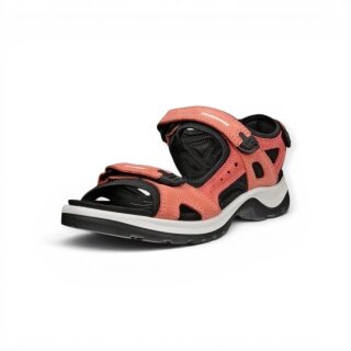 ECCO Sandale Yucatan Leder coralrot Damen