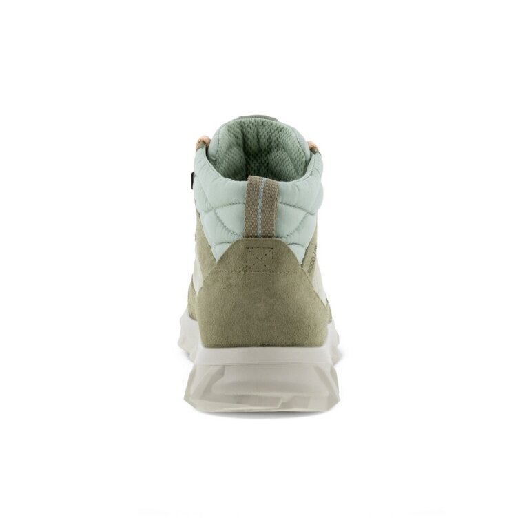 ECCO Sneaker-Wanderschuhe MX Mid (halbhoch, wasserdicht) olivegrün 