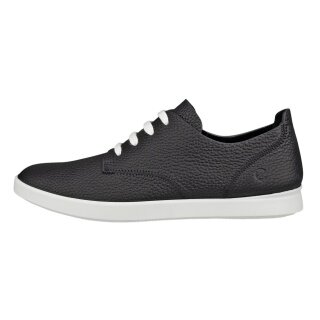 ECCO Sneaker Leisure Lace Up (weiches Premium-Leder) schwarz Damen