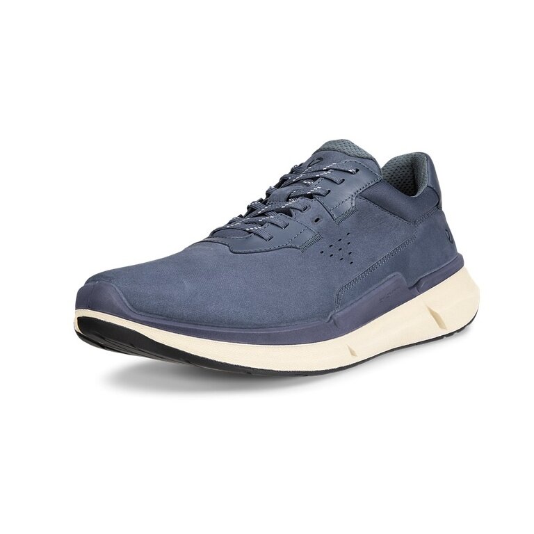 ECCO Sneaker Biom 2.2 Low (Premium-Leder) dunkelblau Herren