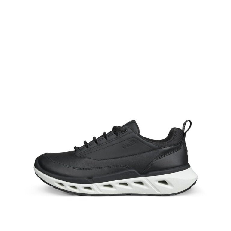 ECCO Sneaker Biom 720 GTX (Vollnarbenleder, wasserdicht) schwarz Damen