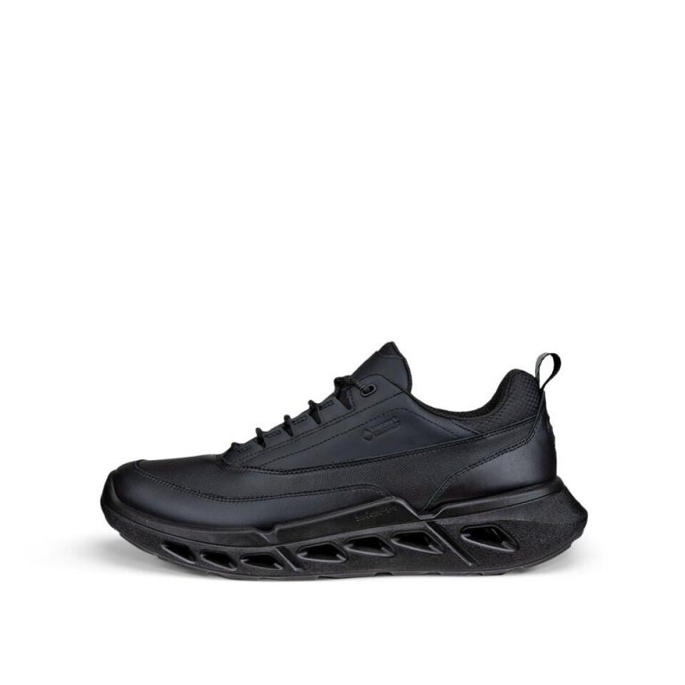 ECCO Sneaker Biom 720 GTX (Vollnarbenleder, wasserdicht) schwarz Herren