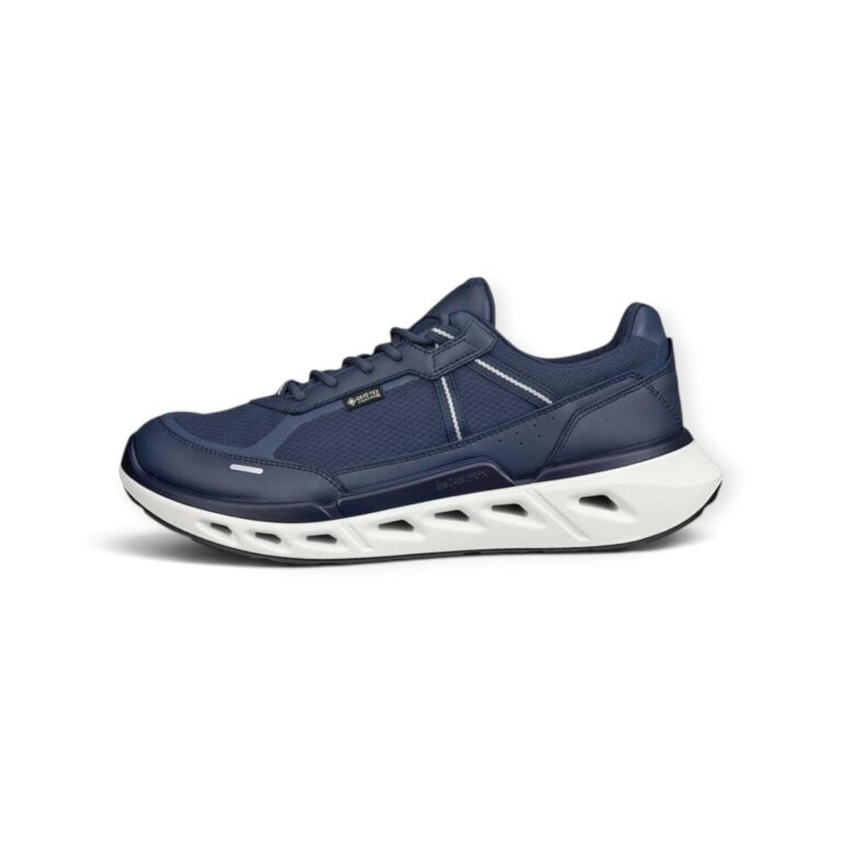 ECCO Sneaker Biom 720 GTX (Vollnarbenleder, wasserdicht) marineblau Herren