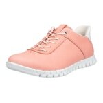 ECCO Sneaker Gruuv Lite (Nubukleder) coralorange Damen