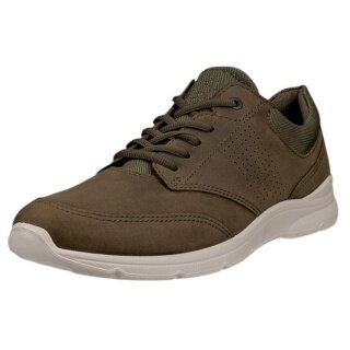 ECCO Sneaker Irving Low Lace (Vollnarbenleder) braun Herren