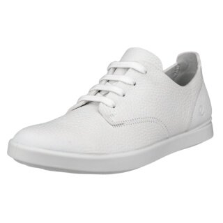 ECCO Sneaker Leisure Lace Up (weiches Premium-Leder) weiss Damen