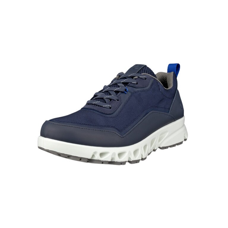 ECCO Sneaker Multi-Vent Gtxs Tex Lea (Vollnarbenleder, wasserdicht) marineblau Herren