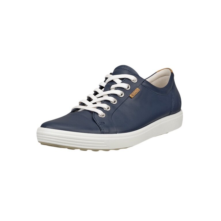 ECCO Sneaker Soft 7 (Nubukleder) navyblau Damen
