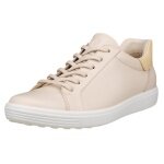 ECCO Sneaker Soft 7 Easy Slip Low (Premium-Leder) limestone Damen