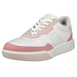 ECCO Sneaker Street Court Lea (Premium-Leder) weiss/rosa Damen