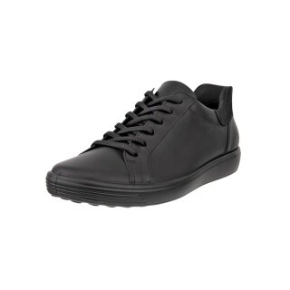 ECCO Sneaker Soft 7 Easy Slip Low (Premium-Leder) schwarz Damen
