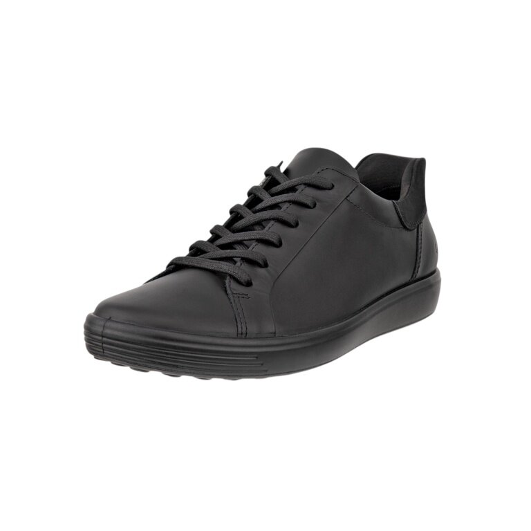 ECCO Sneaker Soft 7 Easy Slip Low (Premium-Leder) schwarz Damen