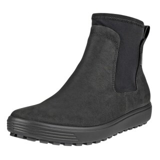 ECCO Stiefelette Soft 7 Tred Chelsea GTX (Nubukleder, wasserdicht) schwarz Damen