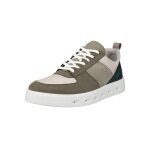 ECCO Sneaker Street 720 GTX (Glattleder, wasserdicht) grau/bunt Herren