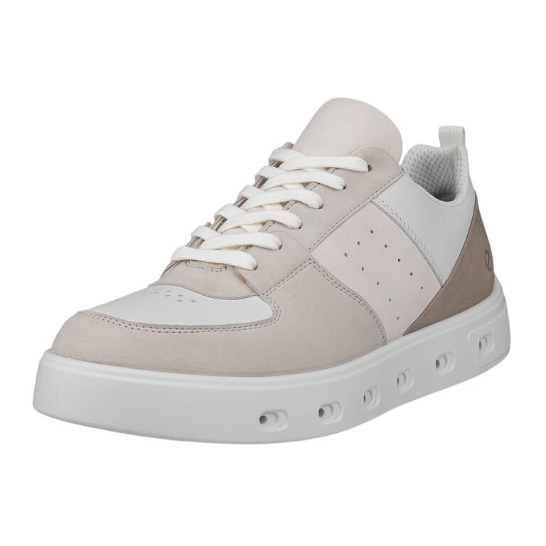 ECCO Sneaker Street 720 (Leder, wasserdicht) beige/weiss Damen