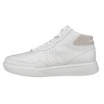 ECCO Alltag-Travelschuhe Street Court High-Top (Premium-Leder) weiss Herren