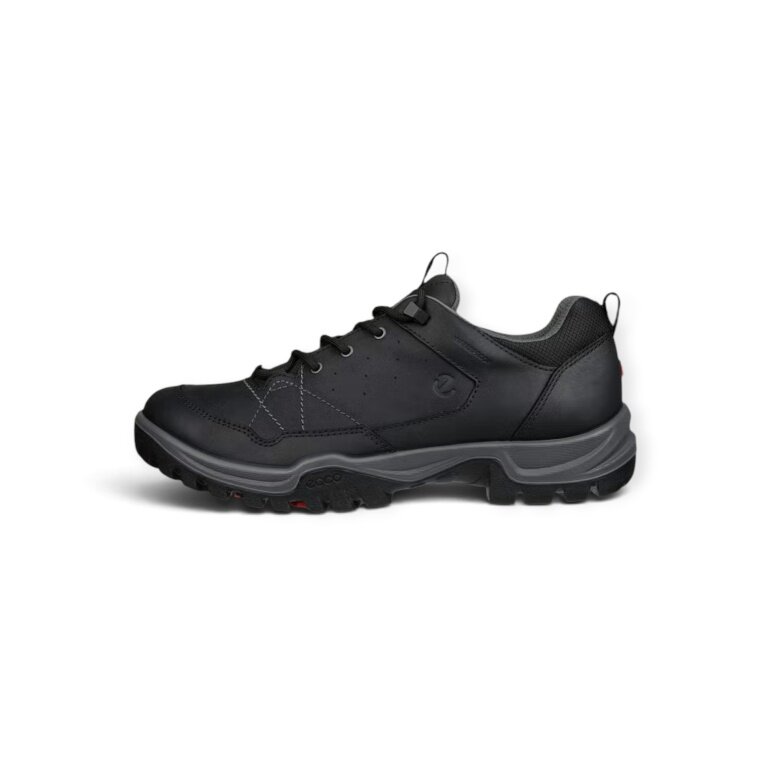 ECCO Wanderschuhe Receptor Trekk (Nubukleder, wasserdicht) schwarz Herren
