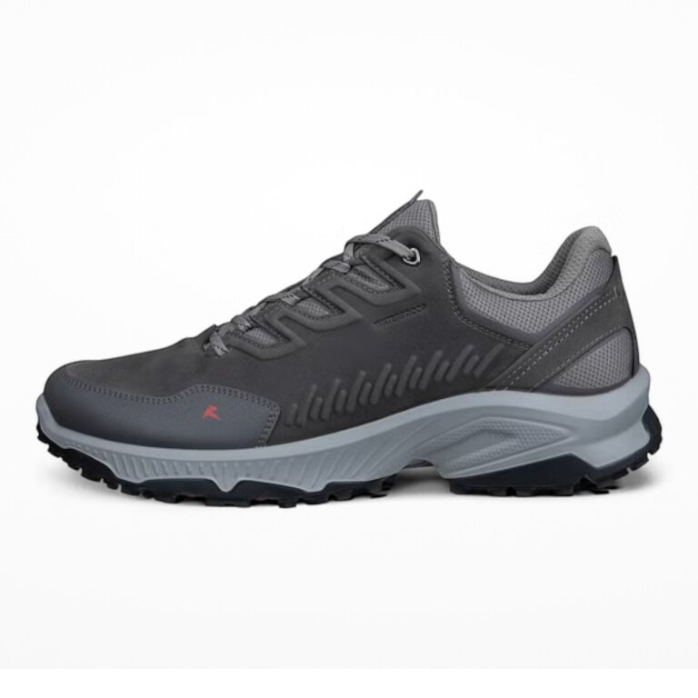 ECCO Wanderschuhe Receptor XP WP (Nubuckleder, wasserdicht) magnetgrau Herren