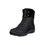 ECCO Winterstiefel Trace Lite WP Mid Boot (Nubukleder, wasserdicht, warm) schwarz Damen