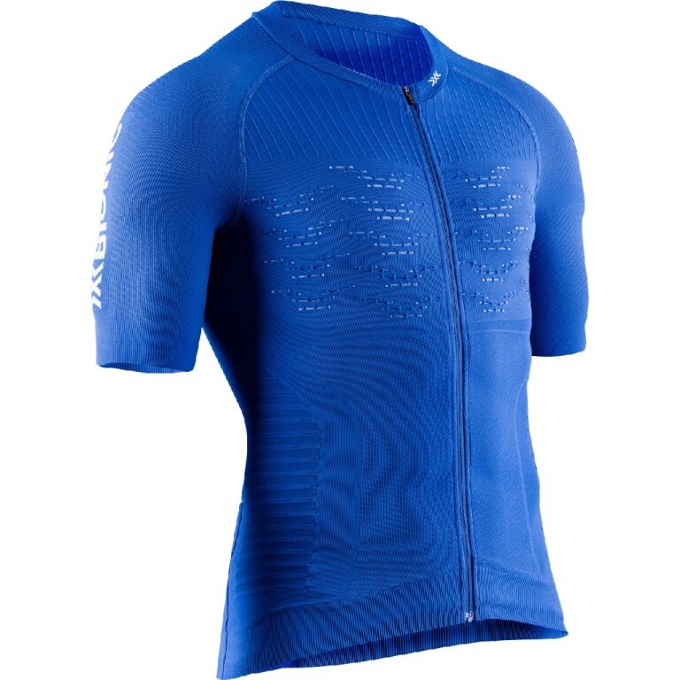 X-Bionic Bikeshirt Cycling Effektor 4D Full-Zip kurzarm blau Herren