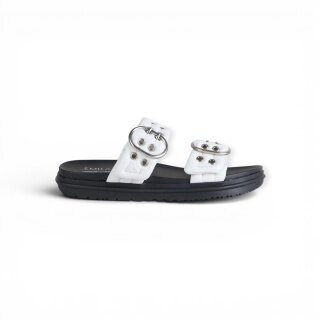 EMU Australia Sandale Bondi Buckle 2.0 (Leder) weiss/schwarz Damen