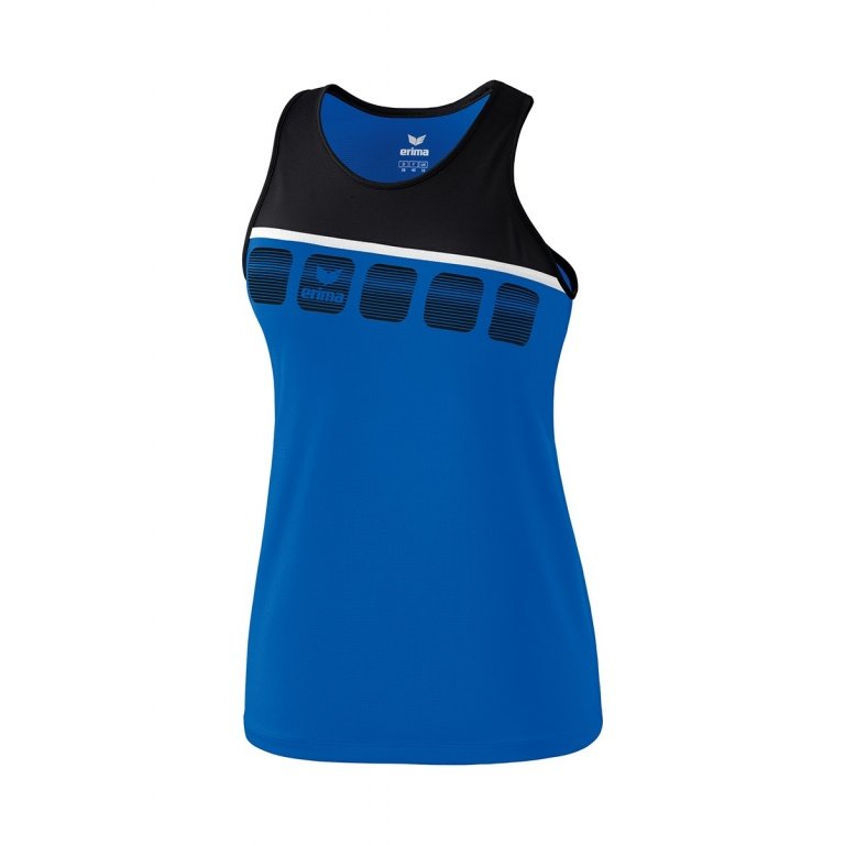 Erima Sport-Tank 5C royal/schwarz Damen