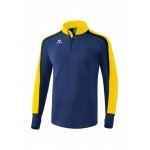 Erima Sport-Langarmschirt Half-Zip Liga 2.0 dunkelblau/gelb Herren