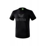 Erima Sport-Tshirt Essential - Baumwollmix - schwarz/grau Herren