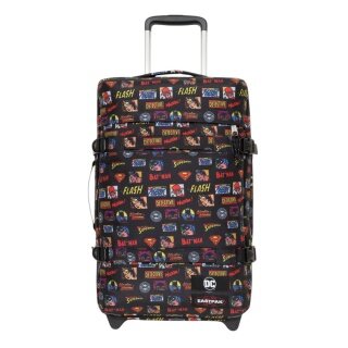 Eastpak Travel-Reisetasche Transit'r S DC Icons (42 Liter) mit Rollen schwarz/bunt