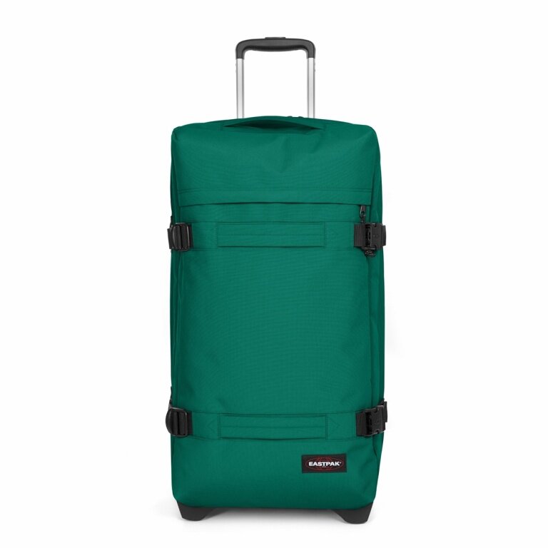 Eastpak Travel-Reisetasche Transit'r M (mit Rollen, 78 Liter) 2026 Pineneedle grün