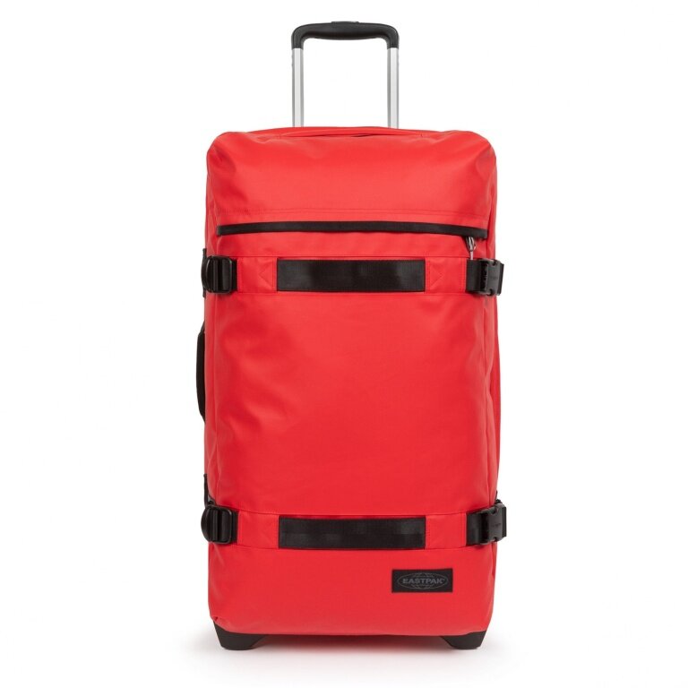 Eastpak Travel-Reisetasche Transit'r L (121 Liter) mit Rollen Tarp rot