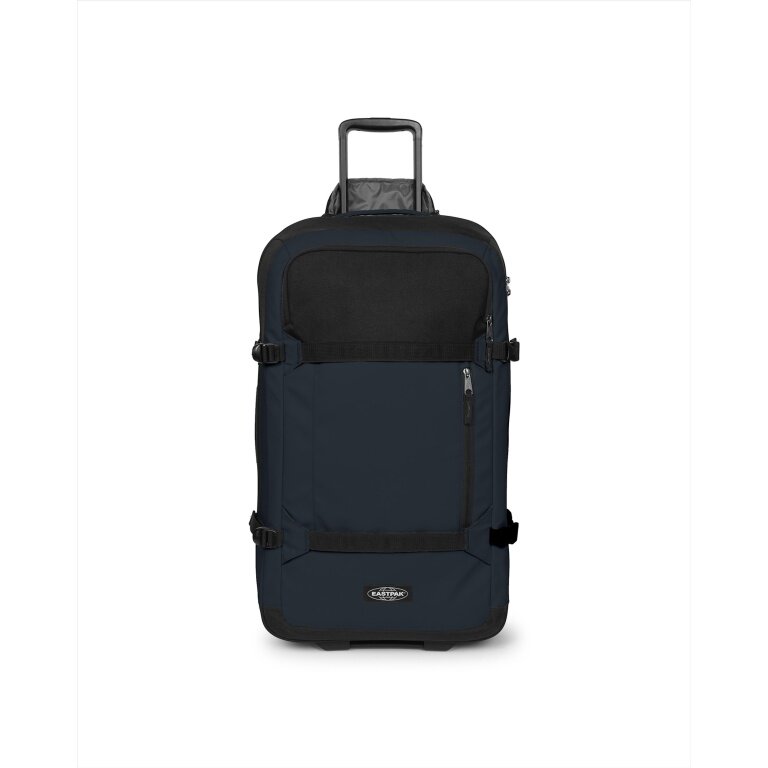 Eastpak Travel-Reisetasche Transit'r Pro M Authentic Original (mit Rollen, 63 Liter) navyblau/schwarz