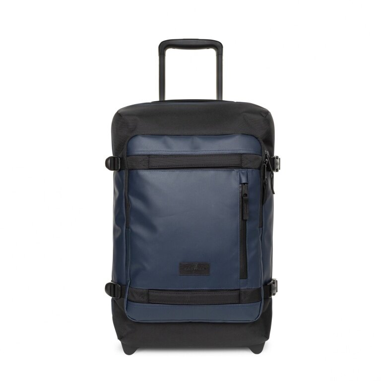Eastpak Travel-Reisetasche Tranverz CNNCT S Admiral (42 Liter) mit Rollen navyblau/schwarz