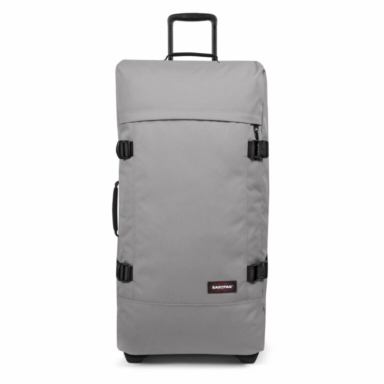 Eastpak Travel-Reisetasche Tranverz L Pebble Grey (121 Liter) mit Rollen grau