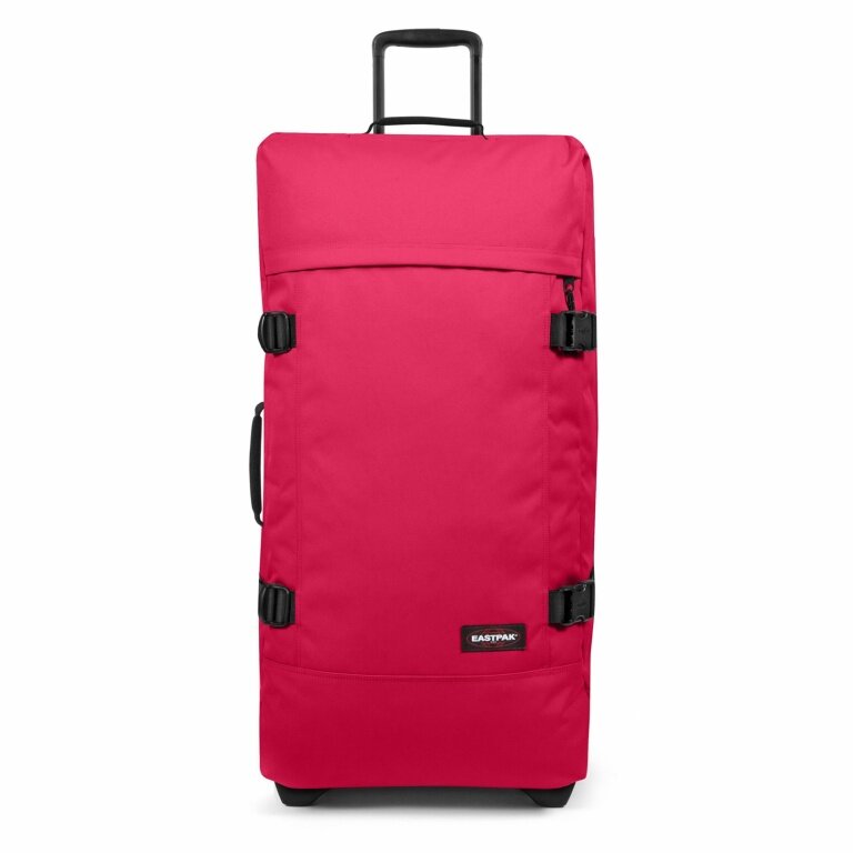 Eastpak Travel-Reisetasche Tranverz L Saffron Red (121 Liter) mit Rollen magenta